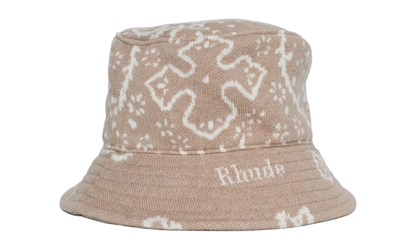 Intarsia Bucket Hat "Tan / Cream" RHPS24HA04973517 TCM