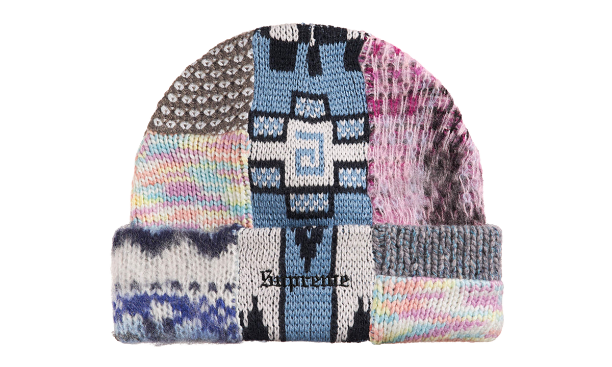 Patchwork Beanie "SS26 - Light Blue" SU27645