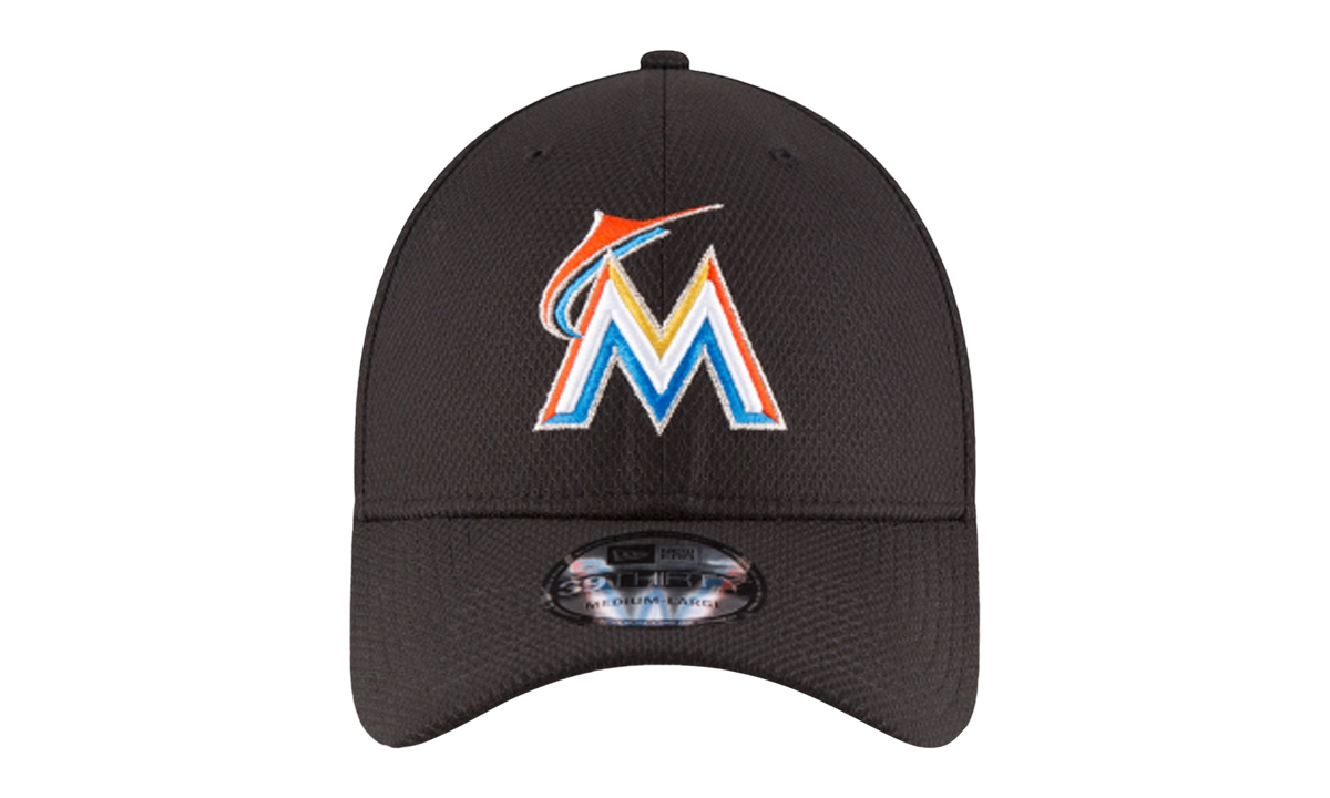 39THIRTY Miami Marlins Diamond Era Flex Fit Hat "Black" NE607
