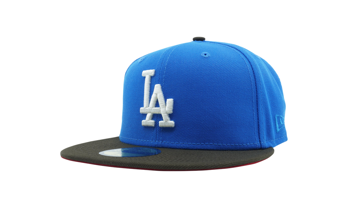 59FIFTY Los Angeles Dodgers 50th Anniversary Fitted Hat "Blue / Brown / Burnt Orange - Under Brim" NE1100