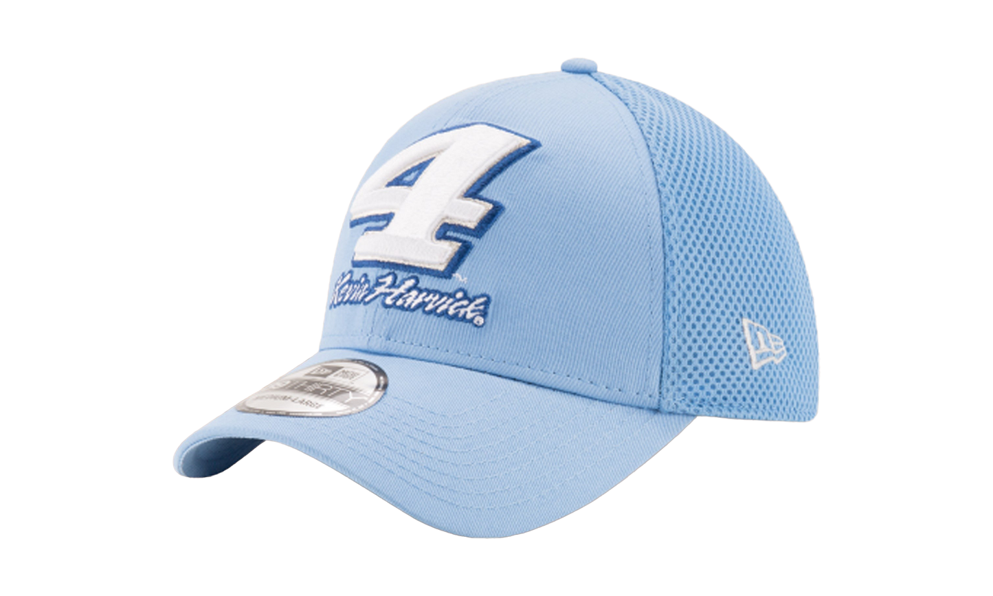 39THIRTY Busch Light NASCAR Kevin Harvick #4 Neo Flex Fit Hat "Light Blue" NE617