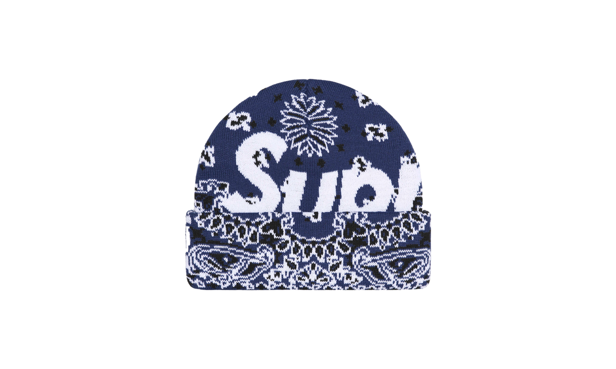 Bandana Big Logo Beanie "FW24 - Navy Bandana" SU897