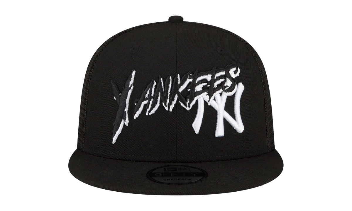 9FIFTY New York Yankees Trucker Snapback Hat "Black" NE835