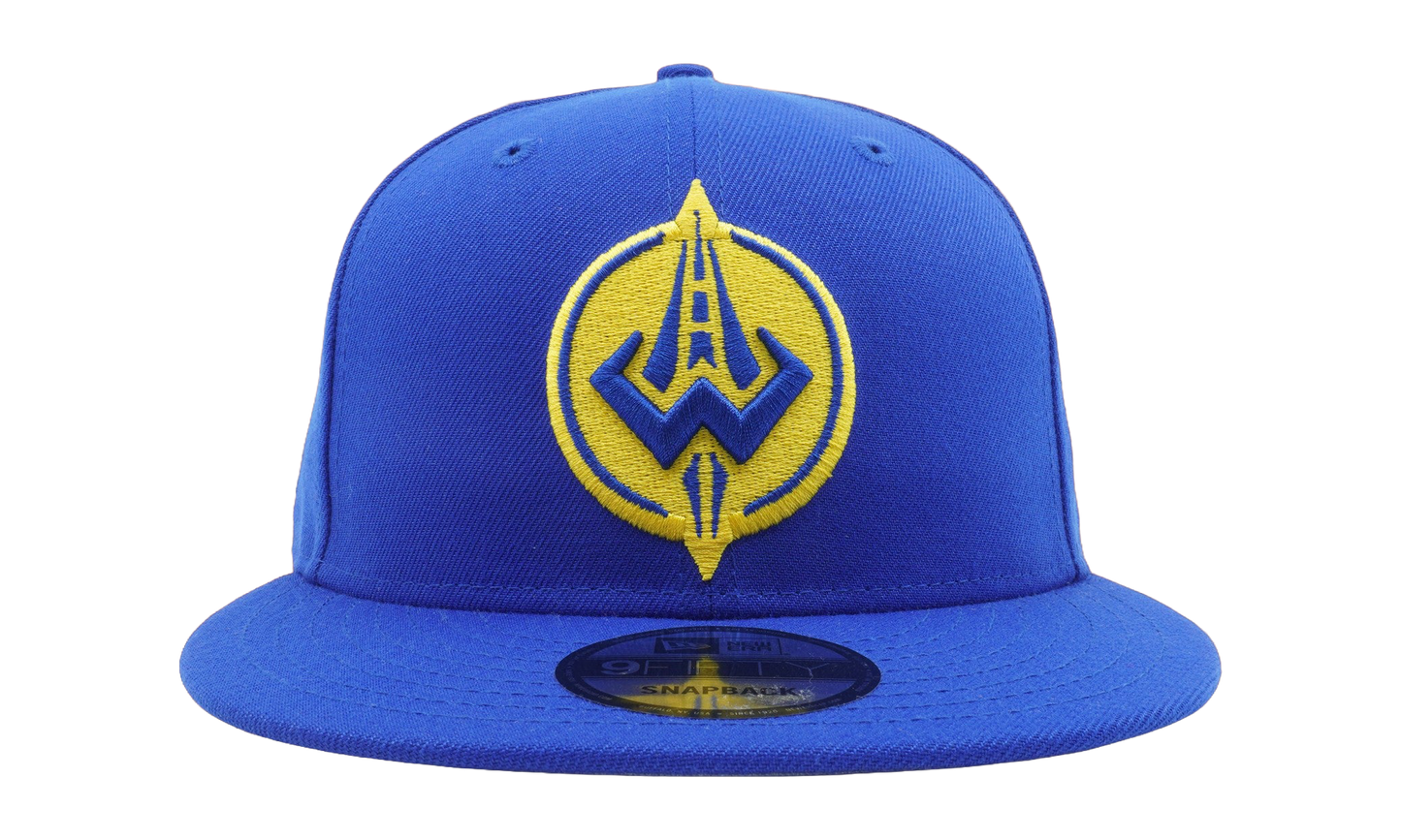 9FIFTY Golden State Warriors Golden Guardians Snapback Hat "Royal Blue" NE1160