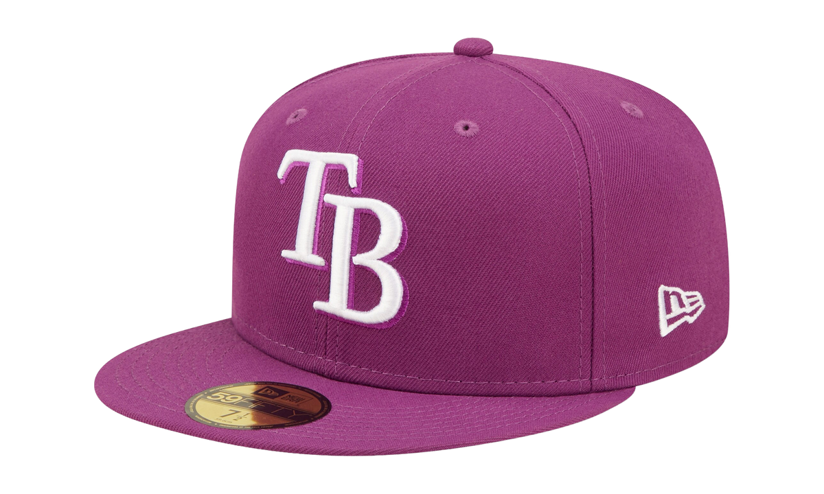 59FIFTY Tampa Bay Rays Fitted Hat "Sparkling Grape / Grey - Under Brim" NE1065