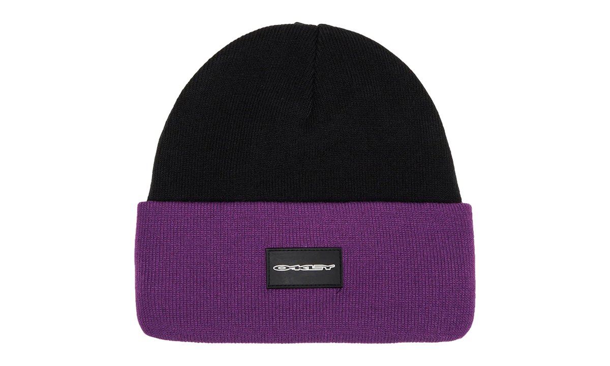 TC Stretch Logo Beanie "Blackout / Ultra Purple" FOS900936 9EB