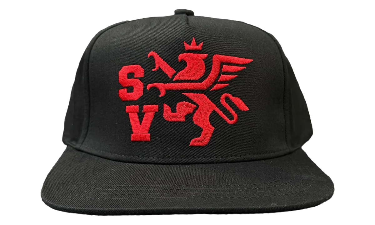 Griffin Snapback Hat "Black Red" SV076
