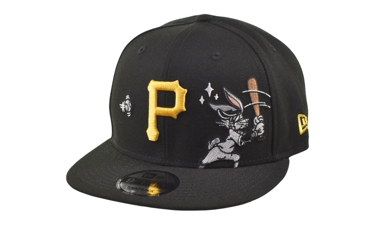9FIFTY Looney Tunes Pittsburgh Pirates Bunny Snapback Hat "Black" 60858004