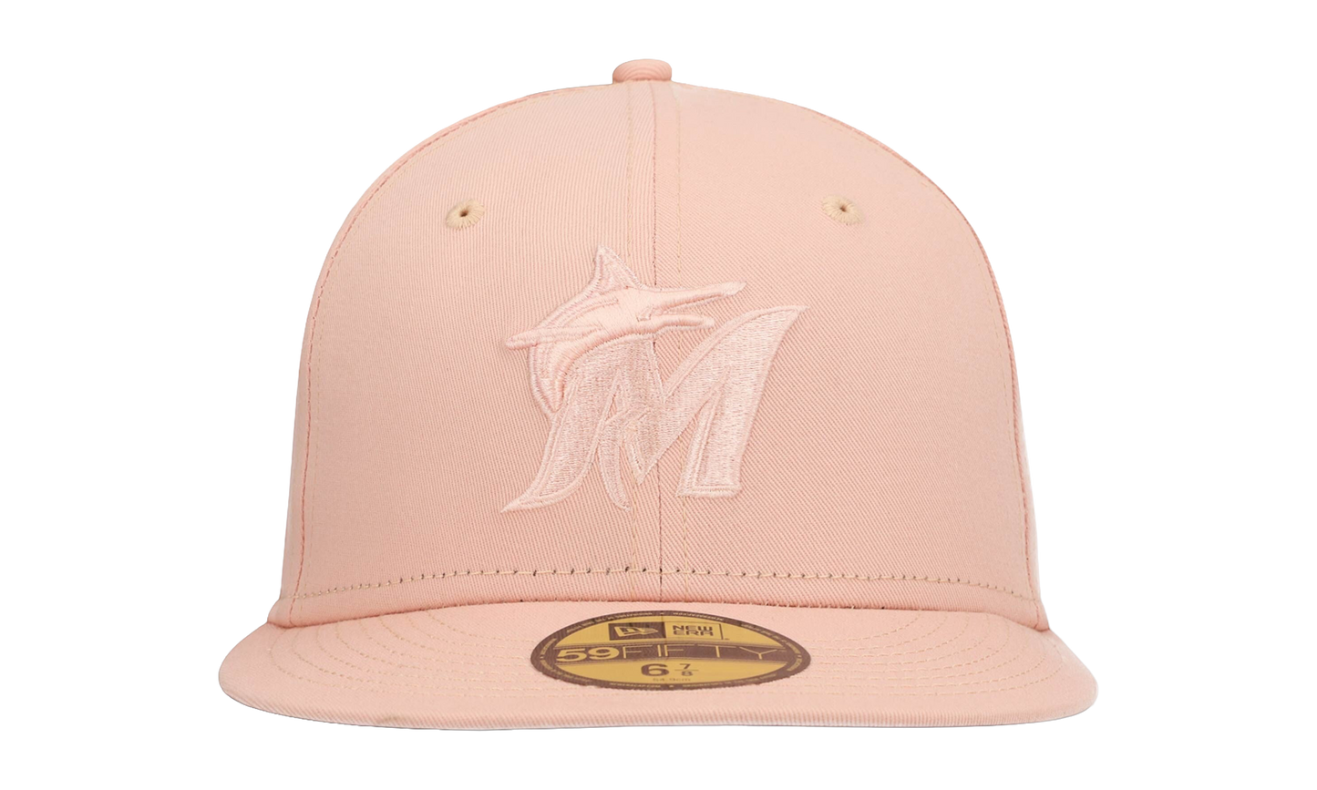 59FIFTY Miami Marlins Fitted Hat "Pink Blush Sky Tonal" NE1043