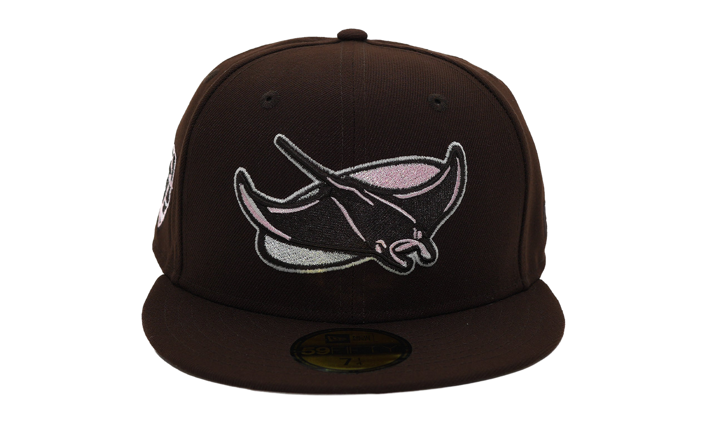 5950 Tampa Bay Rays Fitted Hat "25 Seasons" "Burnt Wood Pink - FRSH Exclusive" NE1212
