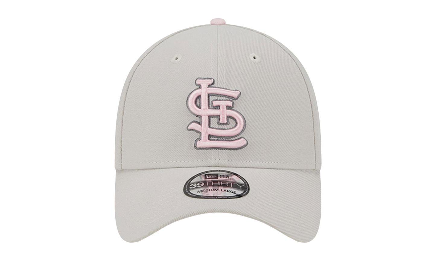 39THIRTY St. Louis Cardinals Mother’s Day Flex Fit Hat "Khaki / Pink - Under Brim" NE898