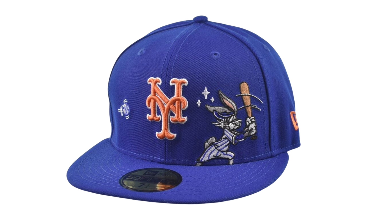 59FIFTY Looney Tunes New York Mets Bugs Bunny Fitted Hat "Blue" 60857878
