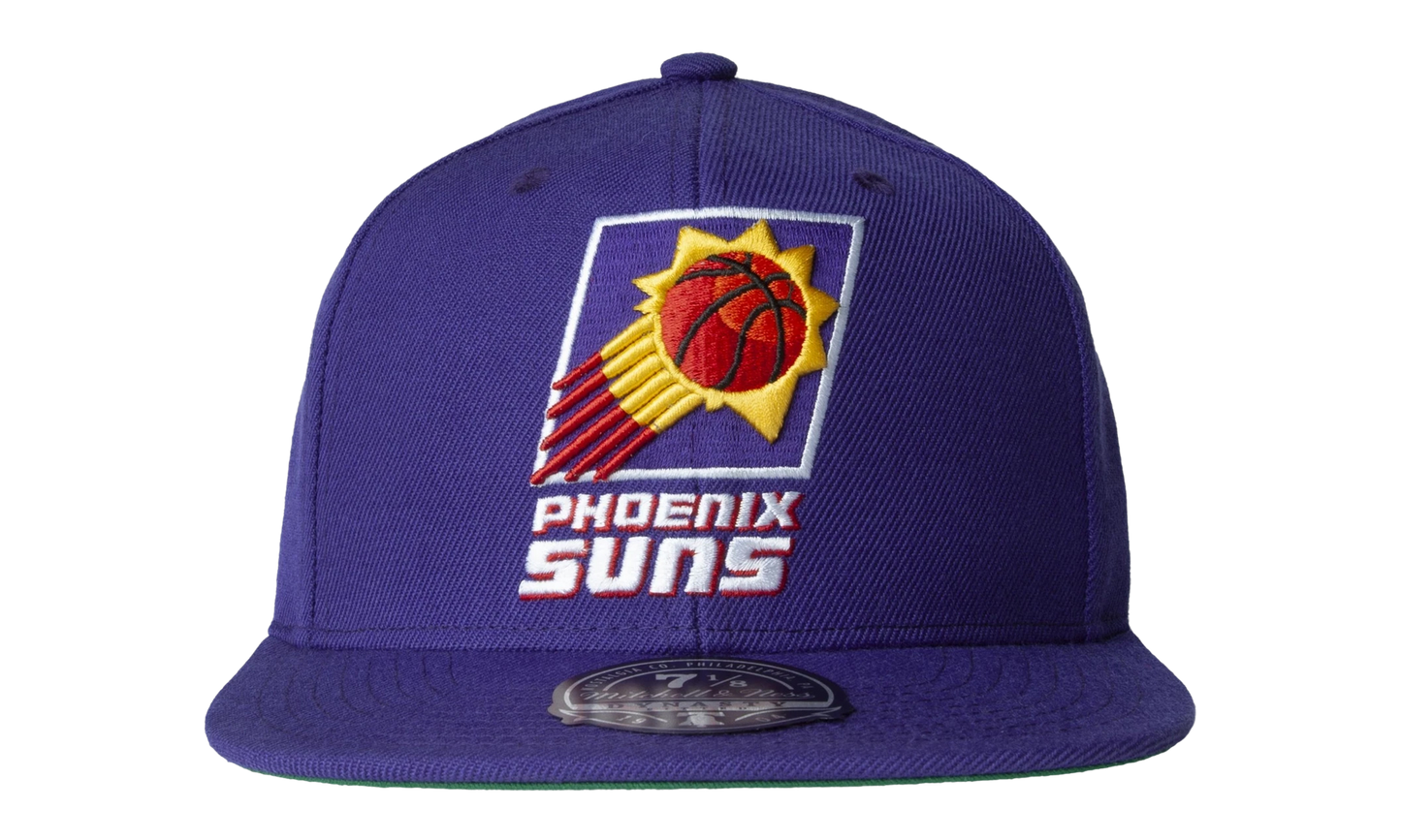 NBA Hardwood Classics Team Ground 2.0 Fitted Cap "Phoenix Suns - Purple" HHSF3259 PSUYYPPPPURP