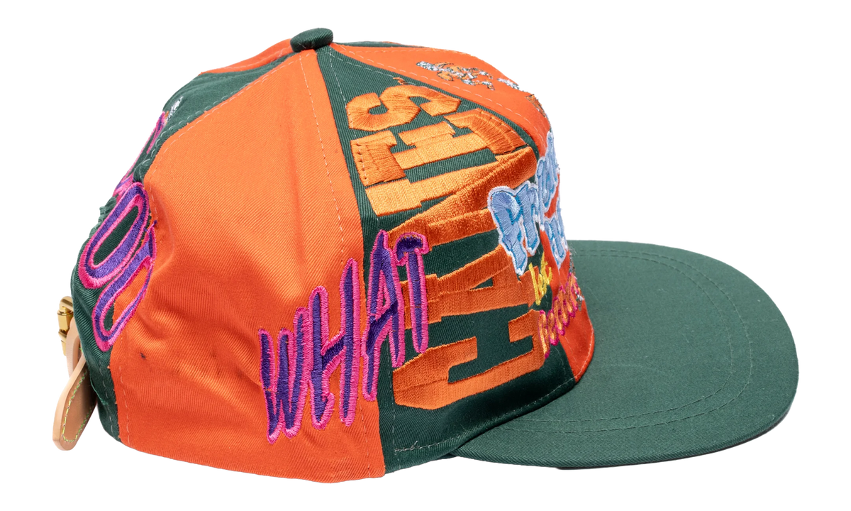 Yeah Yeah Vintage Hat "Orange / Green" BWA276
