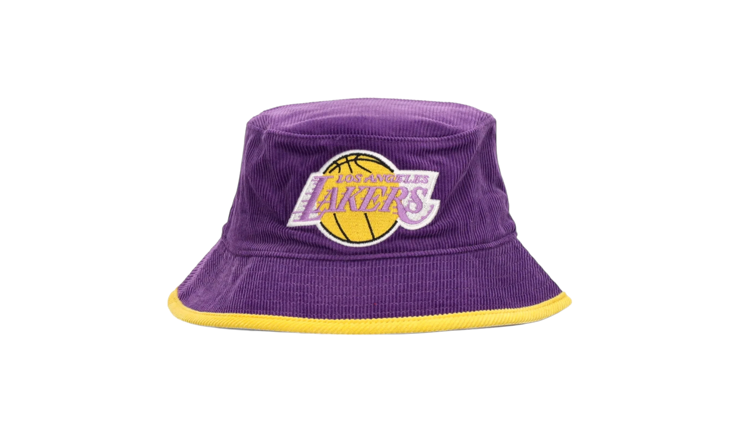 NBA Hardwood Classics Team Cord Bucket Hat "Los Angeles Lakers - Purple" HBKB5809 LALYYPPPPURP