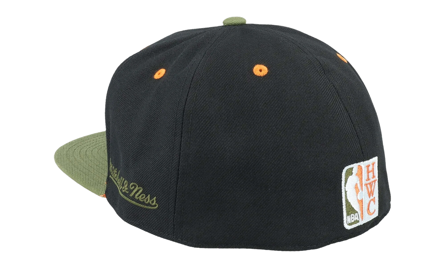 NBA Hardwood Classics Take Flight Fitted Cap "Toronto Raptors - Black / Green" HHSF5082 TRAYYPPPBKGN