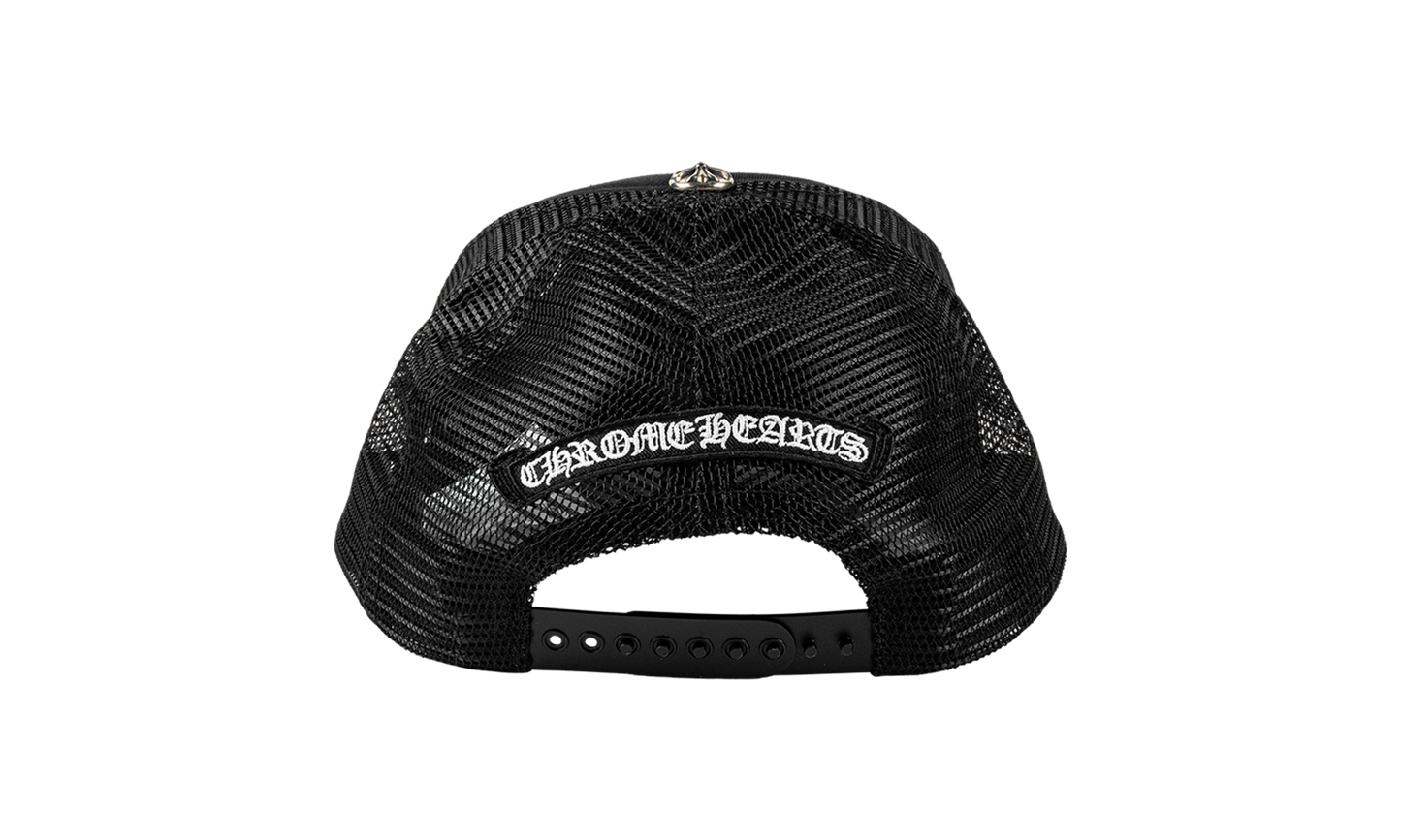 "Fuck" Trucker Hat "Silver Cross Ball - Black" CHRM1629