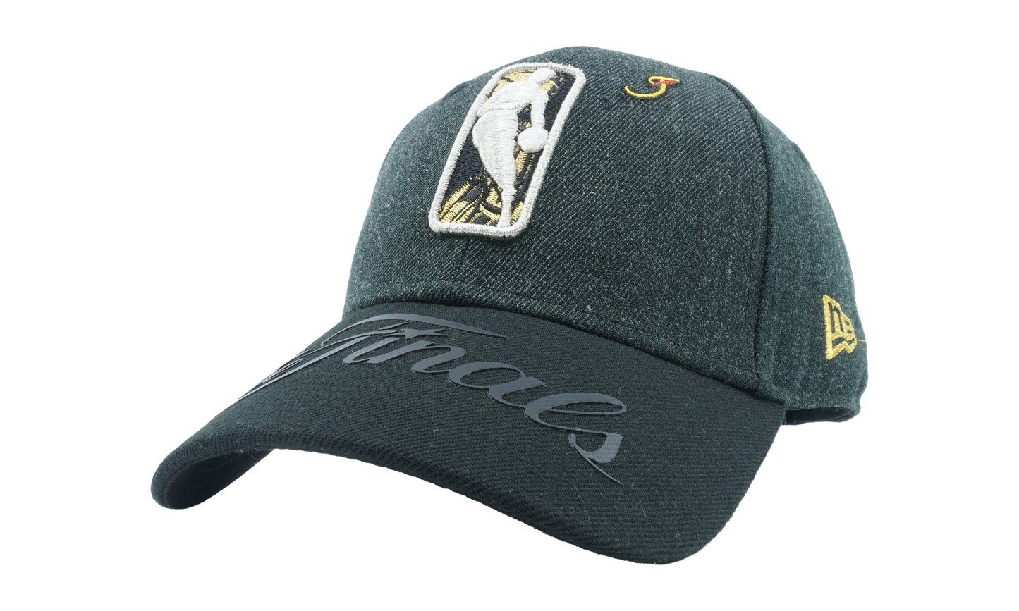 9FORTY Golden State Warriors The Finals Snapback Hat "Charcoal / Black - Brim" NE1159