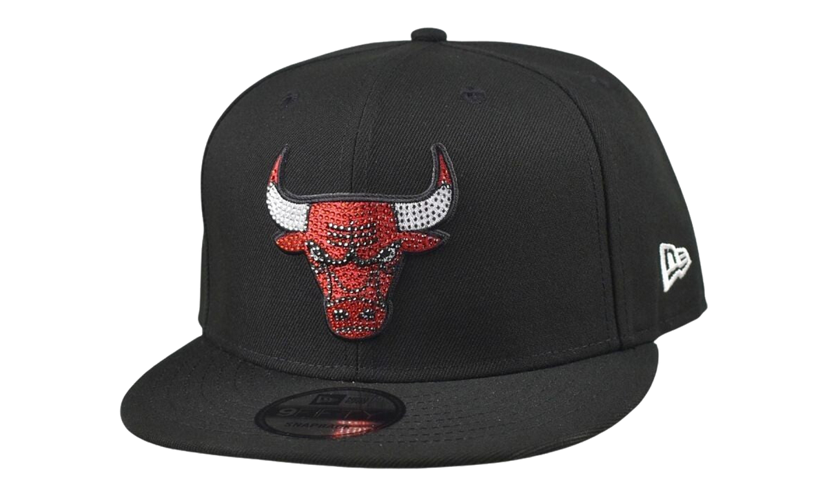 9FIFTY NBA Draft Chicago Bulls Rhinestones Snapback Hat "Black" 60861588