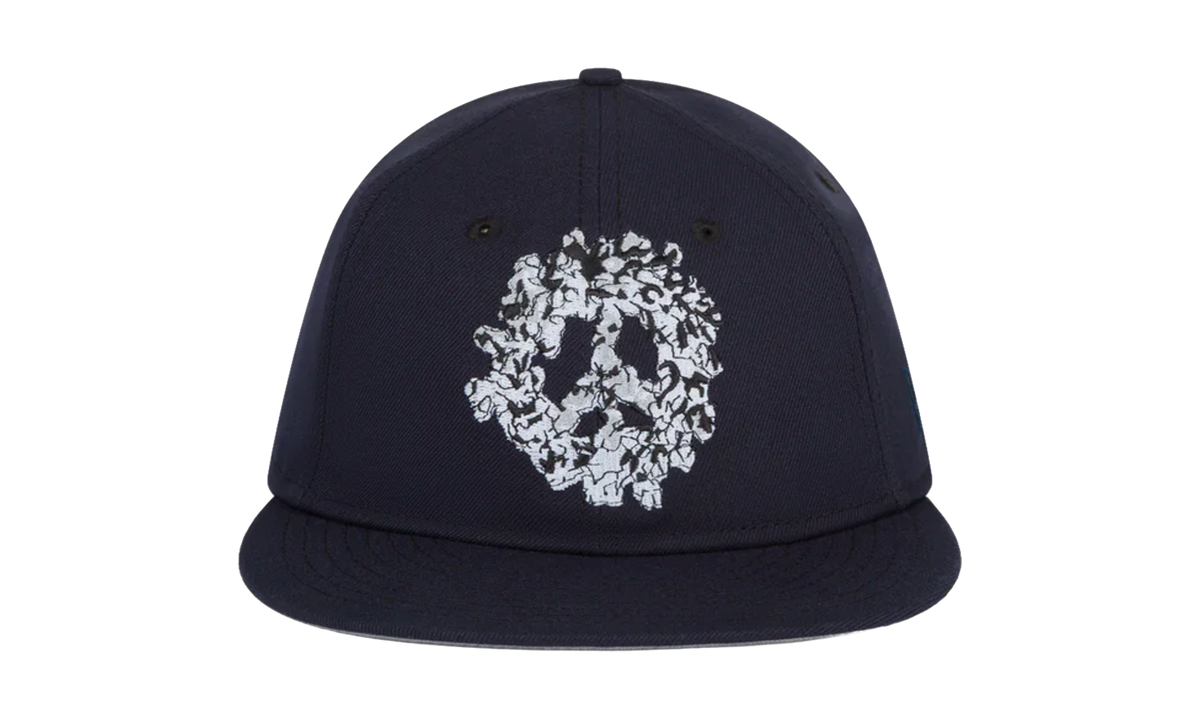 Peace Wreath Snapback Hat "Navy" DT572
