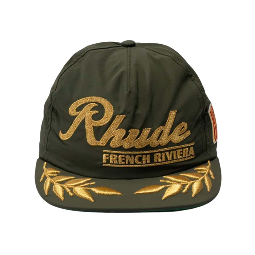 Rhude French Riviera Hat Green Gold