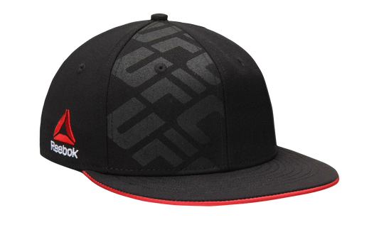 UFC Flatbrim Snapback Hat "Black / Red" VR56Z 101 UUFC