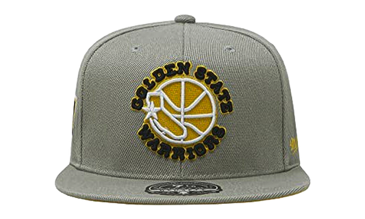 NBA Hardwood Classics Fitted Cap "Golden State Warriors - Sunny Gray" 6HSFDX21134 GSWGREY