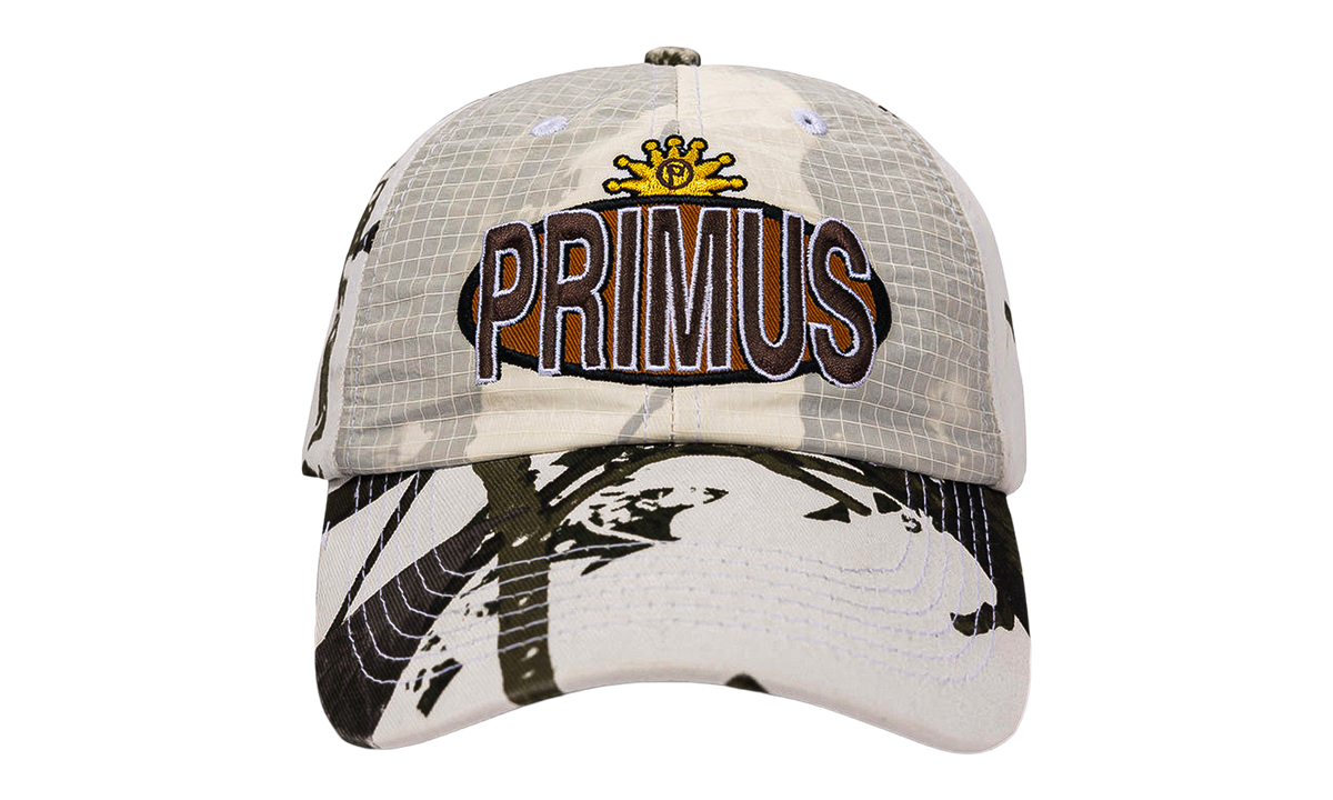 Brown Album layered 6 Panel Strapback Hat "Snow" P26SU052