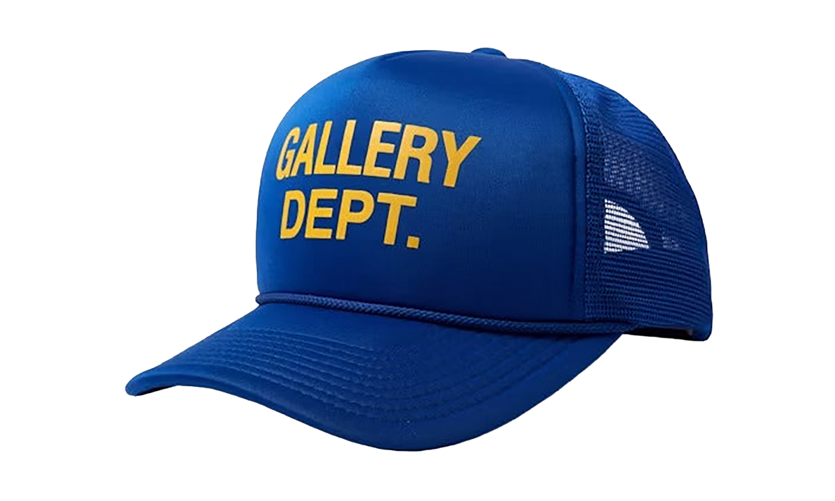 Logo Print Trucker Cap "Blue" GD077