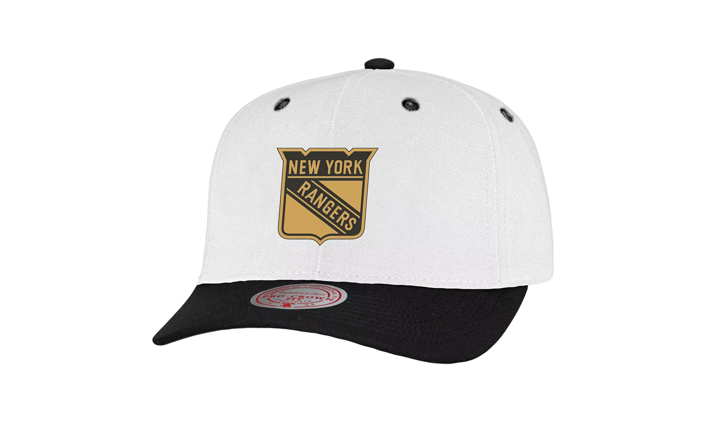 NHL Black Gold PC Snapback Cap "New York Rangers - White / Black" HP11884 NYAWHBK