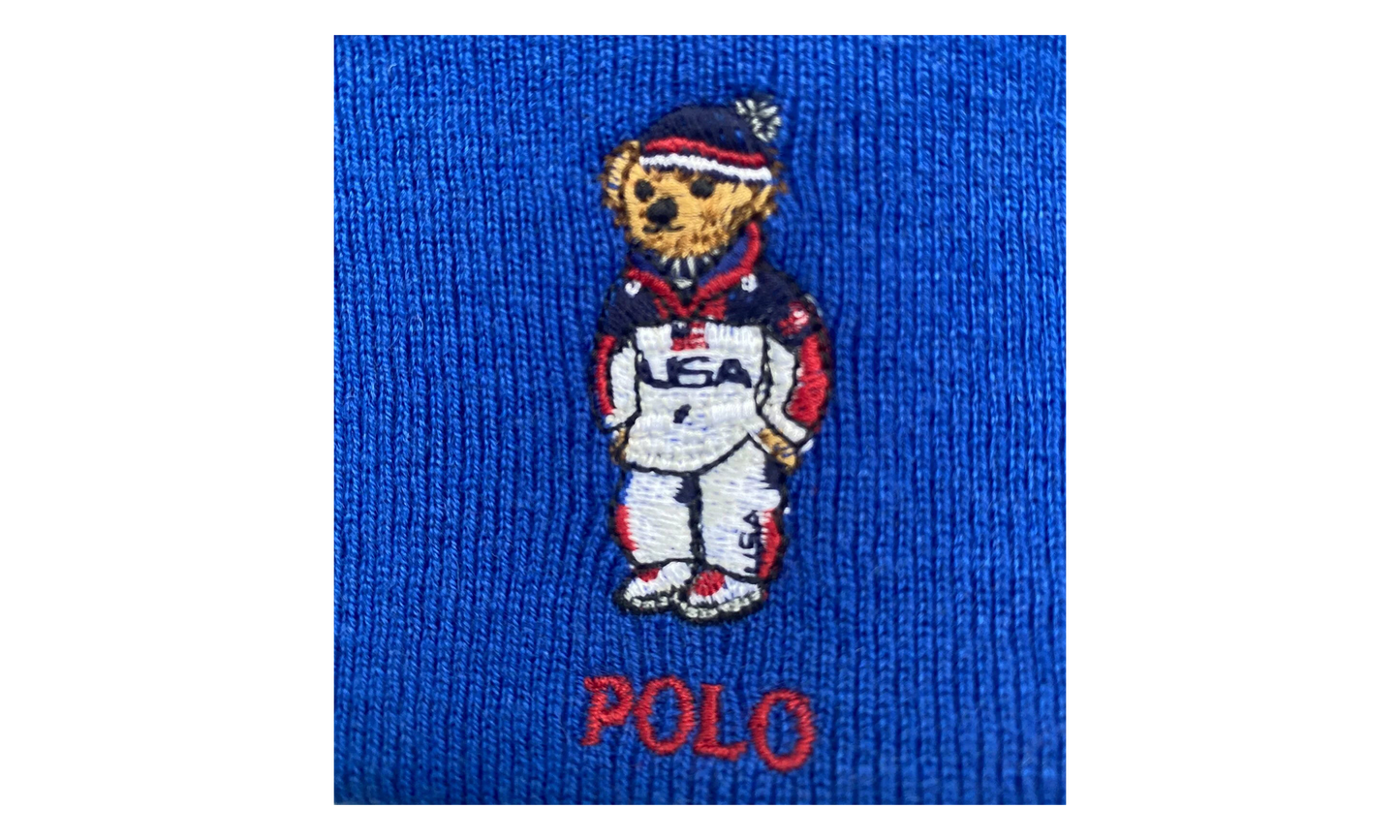 2022 Olympics Bear Beanie "Blue" PE0051 431