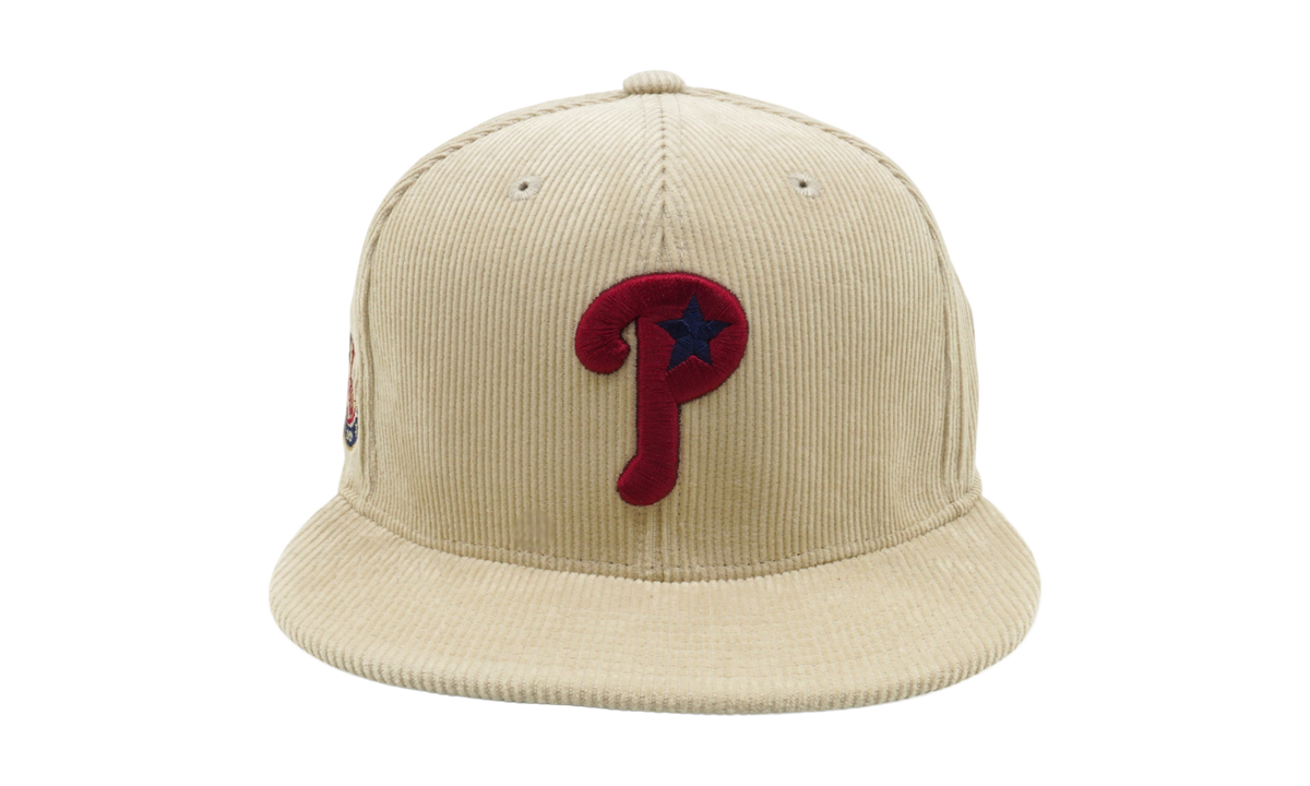 MLB Team Cord Fitted Phillies 2004 Cap "Cream" 6HSF1838 PPH04PPPCREA