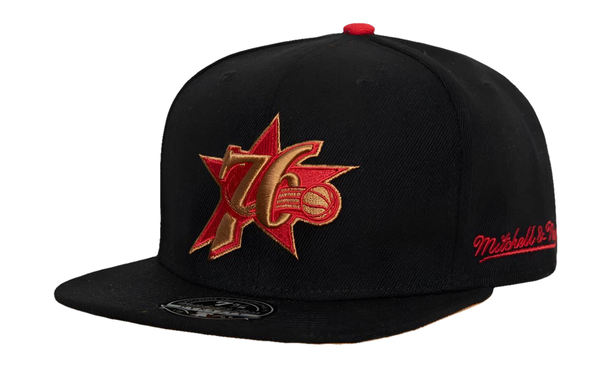 NBA Return of the Mac Fitted Cap "Philadelphia 76ers - Black" 6HSFSH21335 P76BLCK