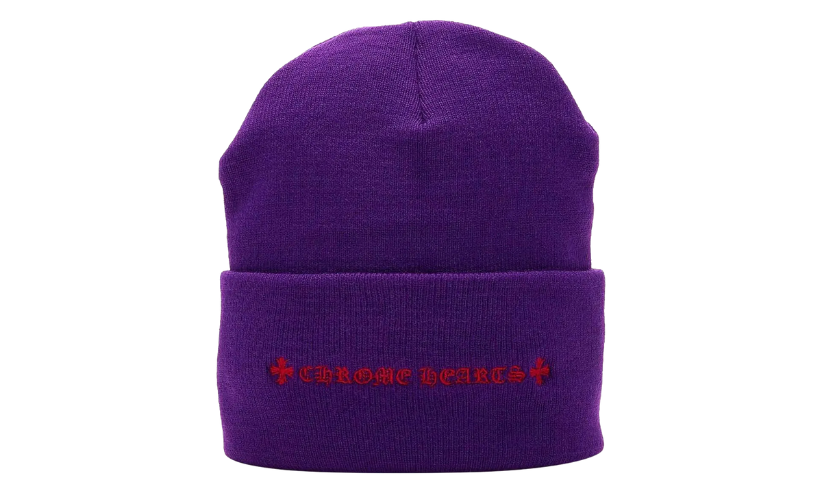 Triple Cross Watch Beanie "Purple" CHRM1802