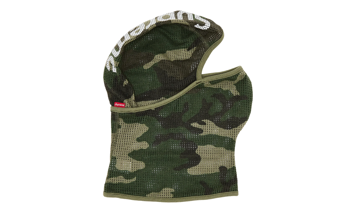 Mesh Lightweight Balaclava "Woodland Camo" SU26956