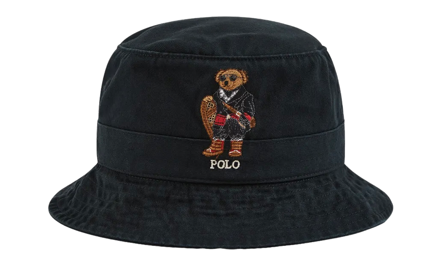 Snowshoes Bear Bucket Hat "Black" 710981298001