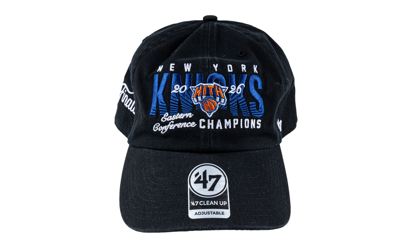 New York Knicks 2026 Finals Clean Up Cap "Black" khma050317 001