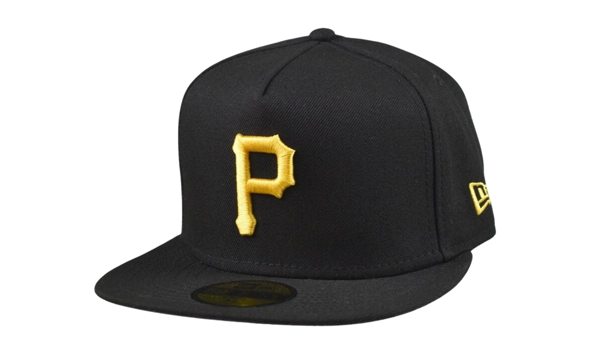 59FIFTY A-Frame Pittsburgh Pirates Fitted Hat "Black" 60596830