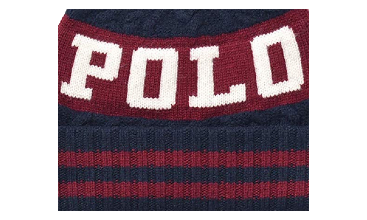 Cable Pom Hat "Blue" PC0648 411