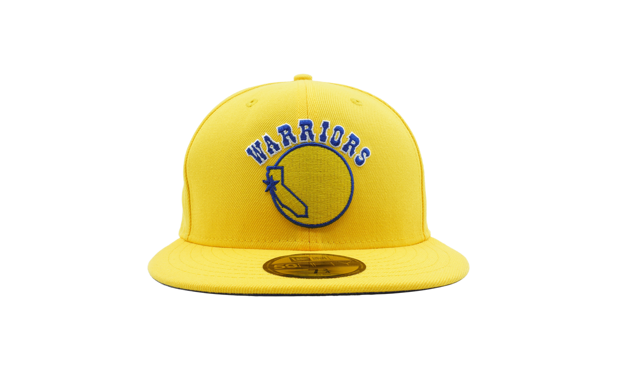 59FIFTY Golden State Warriors Classics Night Hardwood Fitted Hat "Yellow" NE706